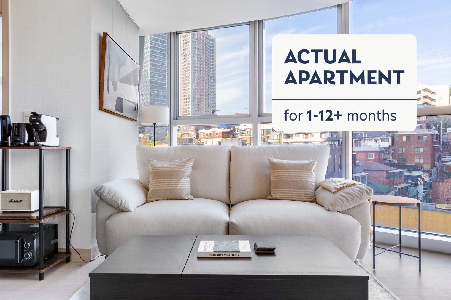 Blueground Studio with Mountain View at Seoul Station