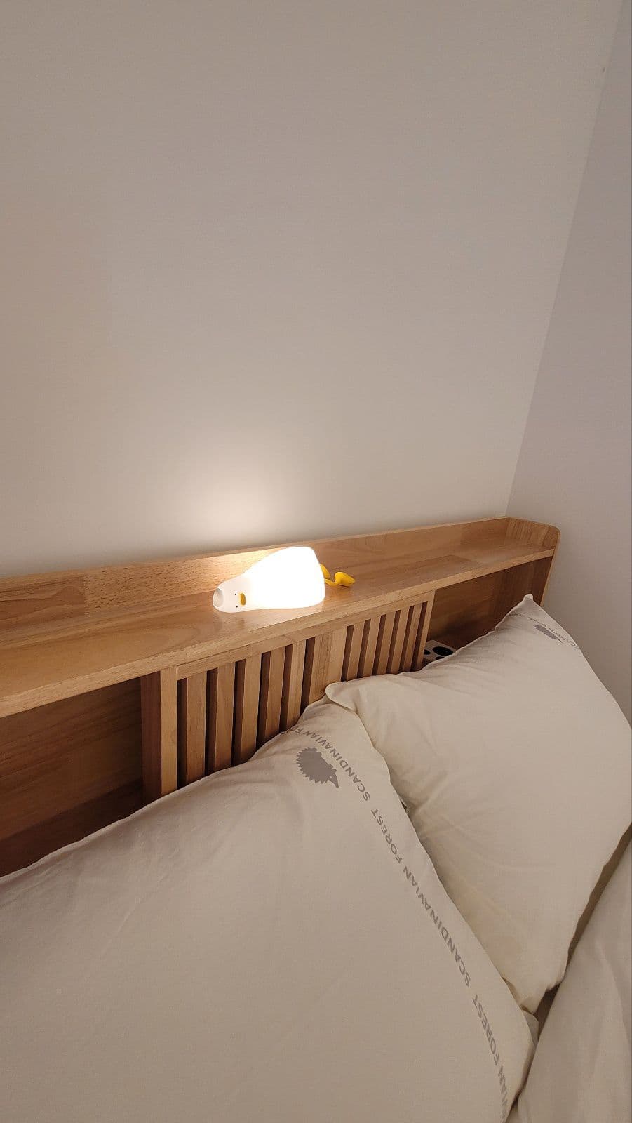 White-and-Wood Two-Room Studio with Recliner Sofa, Itaewon