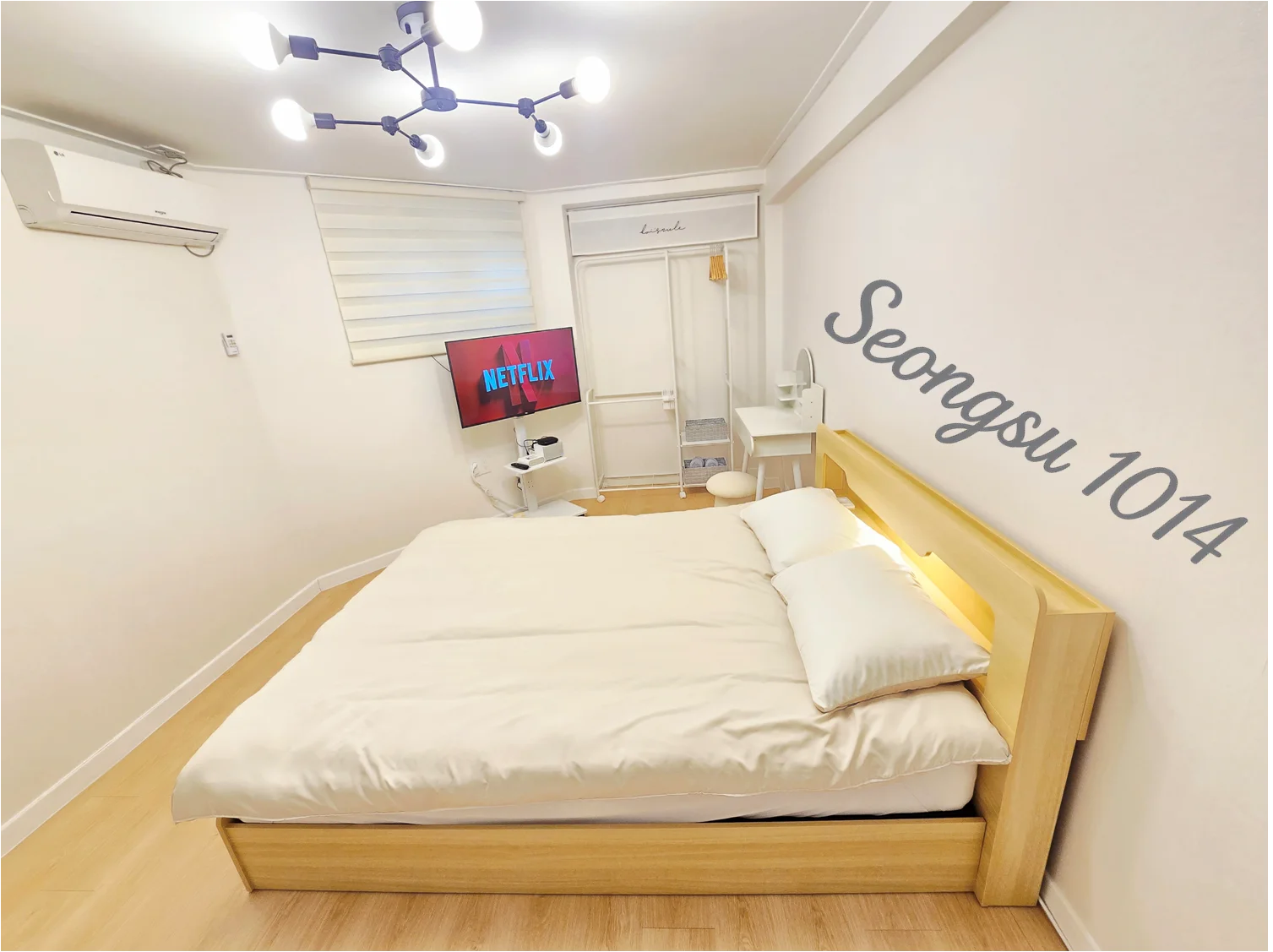 Seongsu 23平方公尺家具齊全套房
