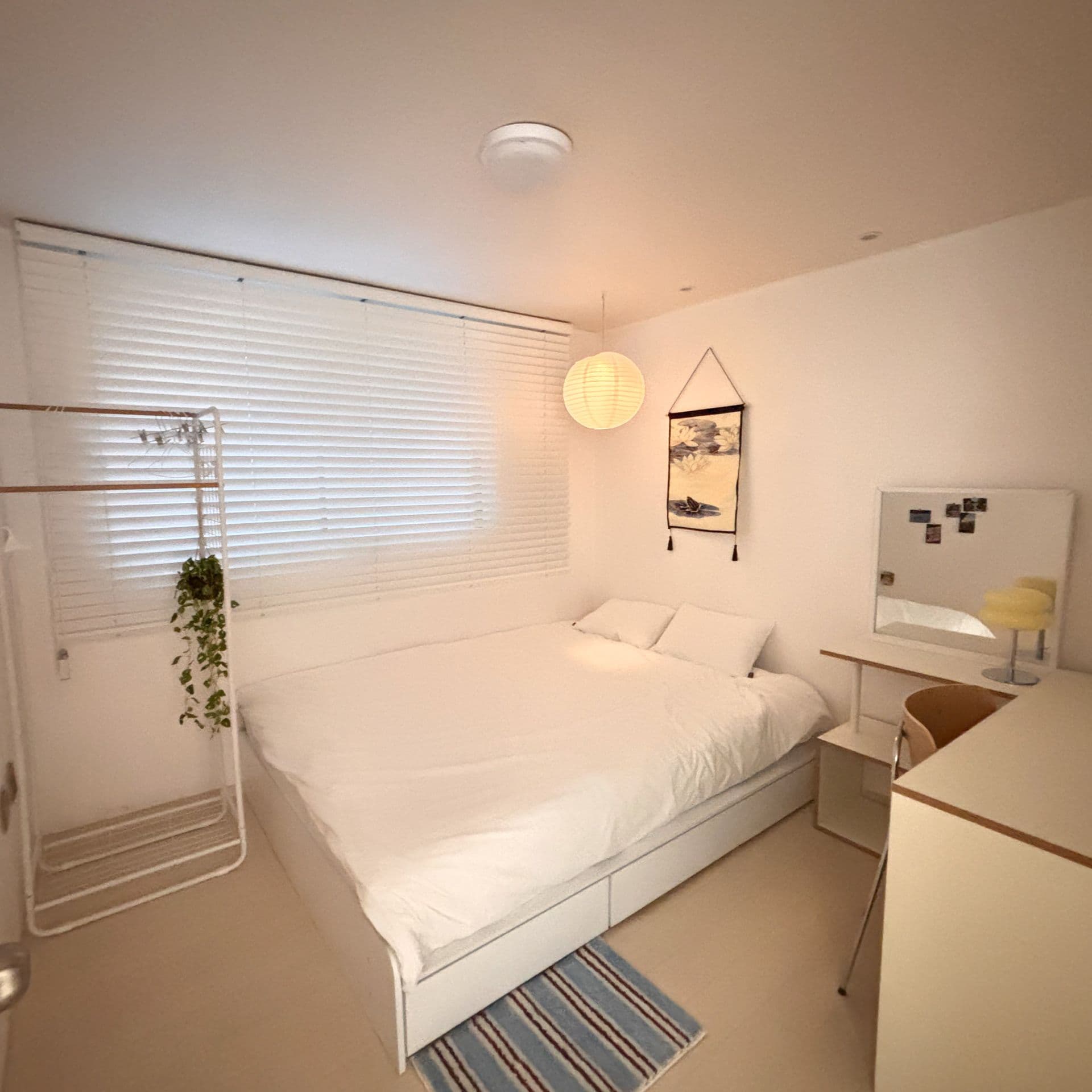 Quiet Myeongdong Two-Bedroom with Full Kitchen and Washer-Dryer