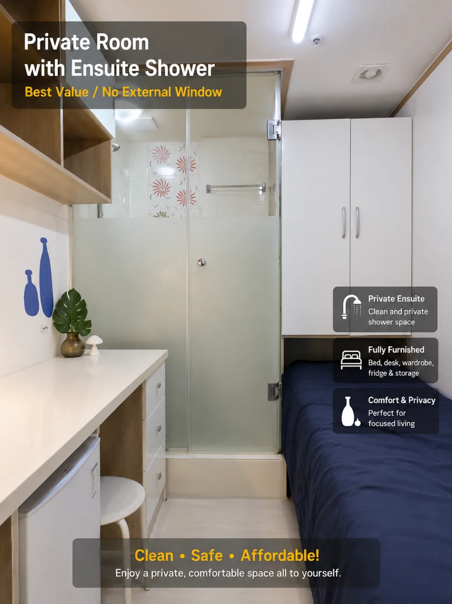 Cozy Private Room 5 min Line 2| 7days(minimum) | SNU