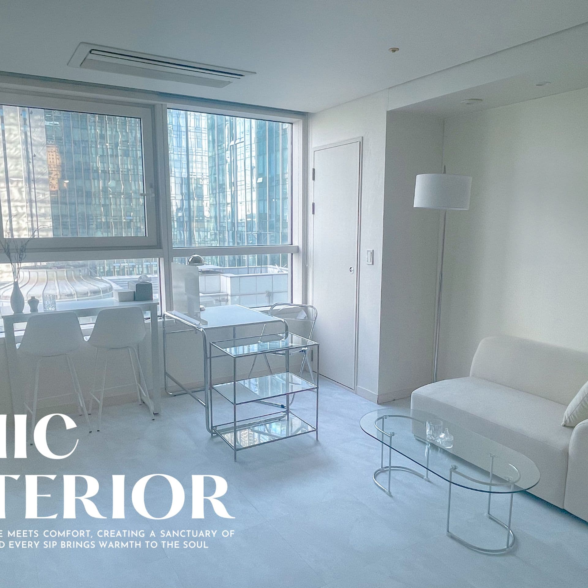 Queen-Bed Studio on Jongno, 36㎡ with Netflix